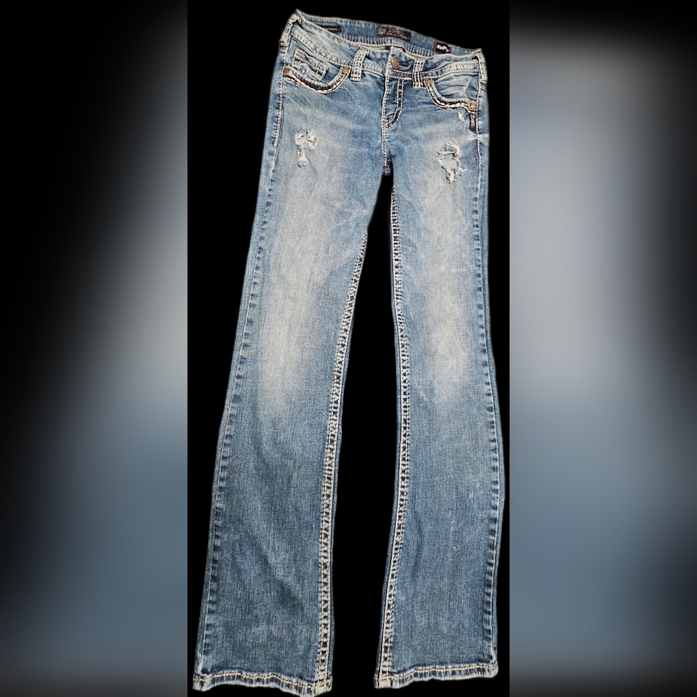 Silver Jeans Women's Light Blue Flare Jeans